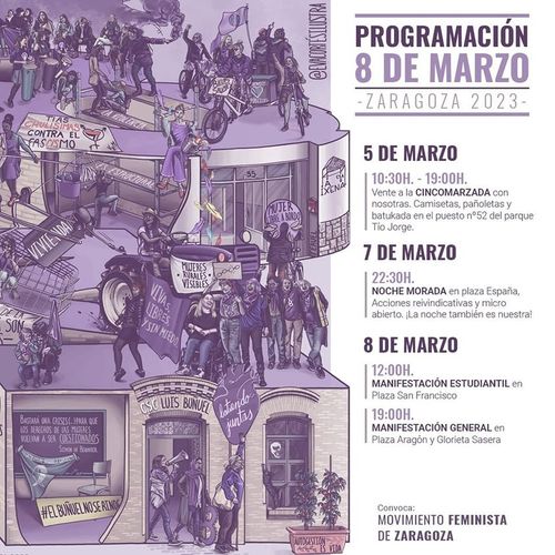 8 de Marzo: Manifestación Estudiantil