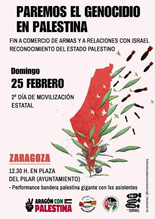 2º Dia de movilización estatal: Paremos el genocidio en Palestina 