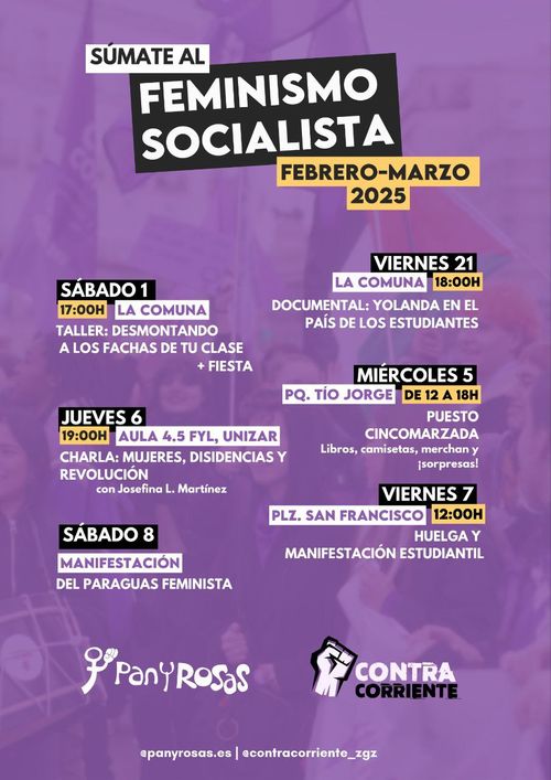 HUELGA Y MANIFESTACIÓN ESTUDIANTIL 7M