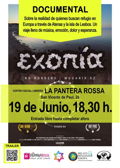 PROYECCIÓN DEL DOCUMENTAL EXOPÍA