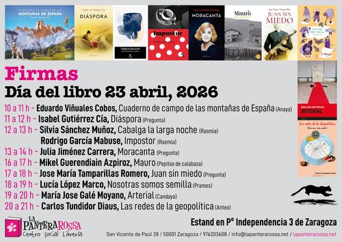 El 23 de abril, libros [rossas] mil