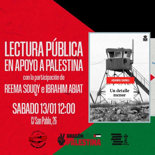 Lectura Pública en apoyo a Palestina