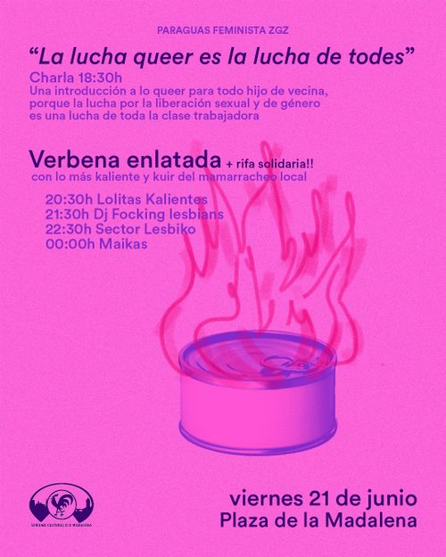 Verbena enlatada Paraguas feminista