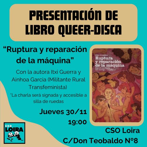 Presentación de Libro Queer-Disca con Itxi Guerra